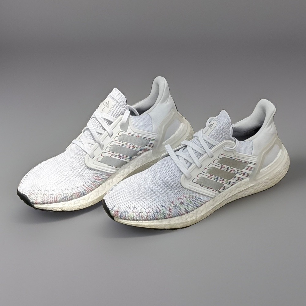 Adidas UltraBoost 20 White  Women's Size 7.5 Running Shoe-FY3467 - Picture 2 of 11